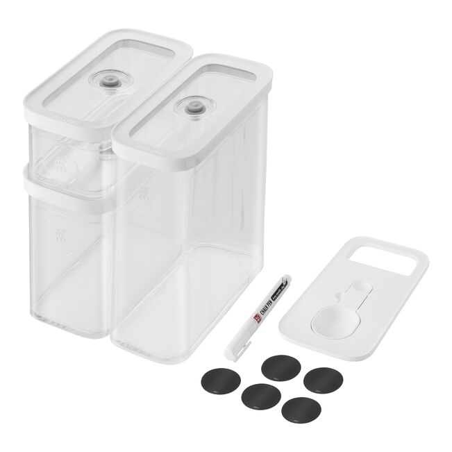 Zwilling Cube set M/ 5 Transparent - White
