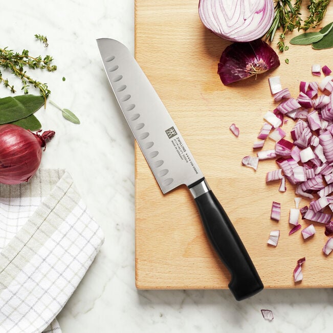 Zwilling Cuchillo Santoku 18 cm, alveolado 1001635