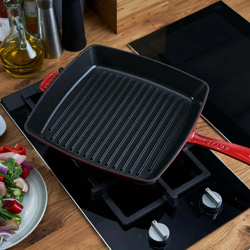 Staub Sartén Americana Cuadrada de Hierro Fundido de 30 cm, 1003315