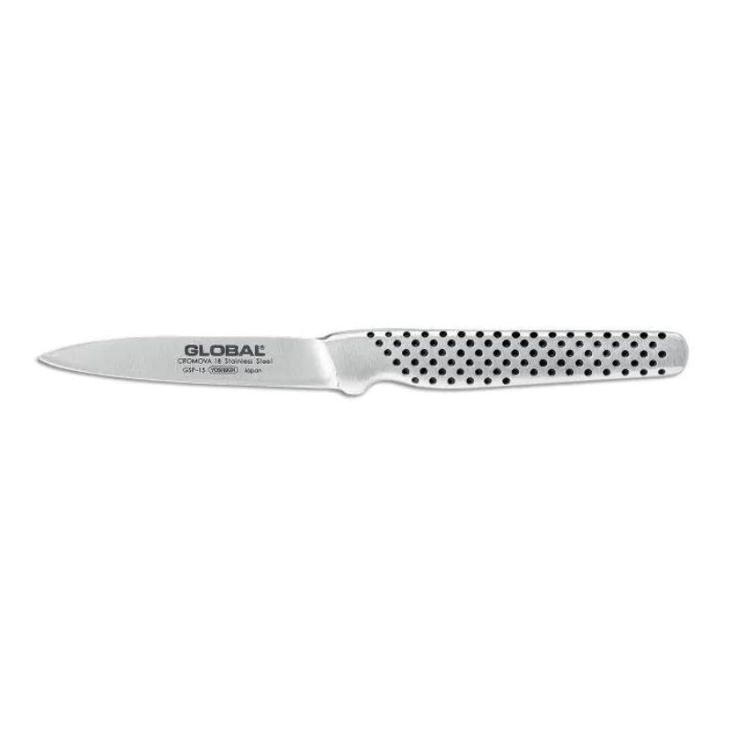 Global Cuchillo Peeling, Plain = Pointed 8 cm, GSF-15