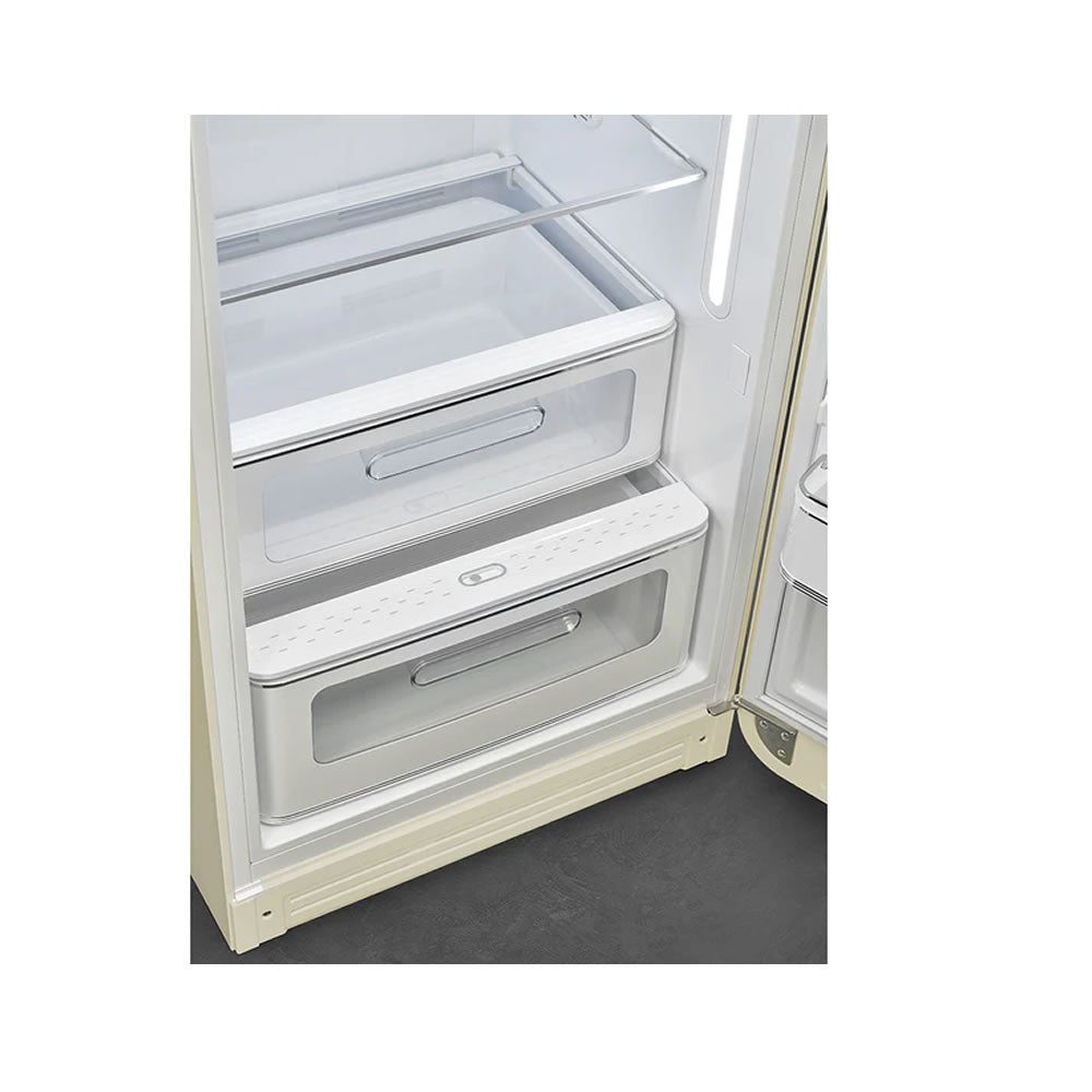 Smeg 24" Refri Retro Design FAB28, COLORES VARIADOS Y DETALLES