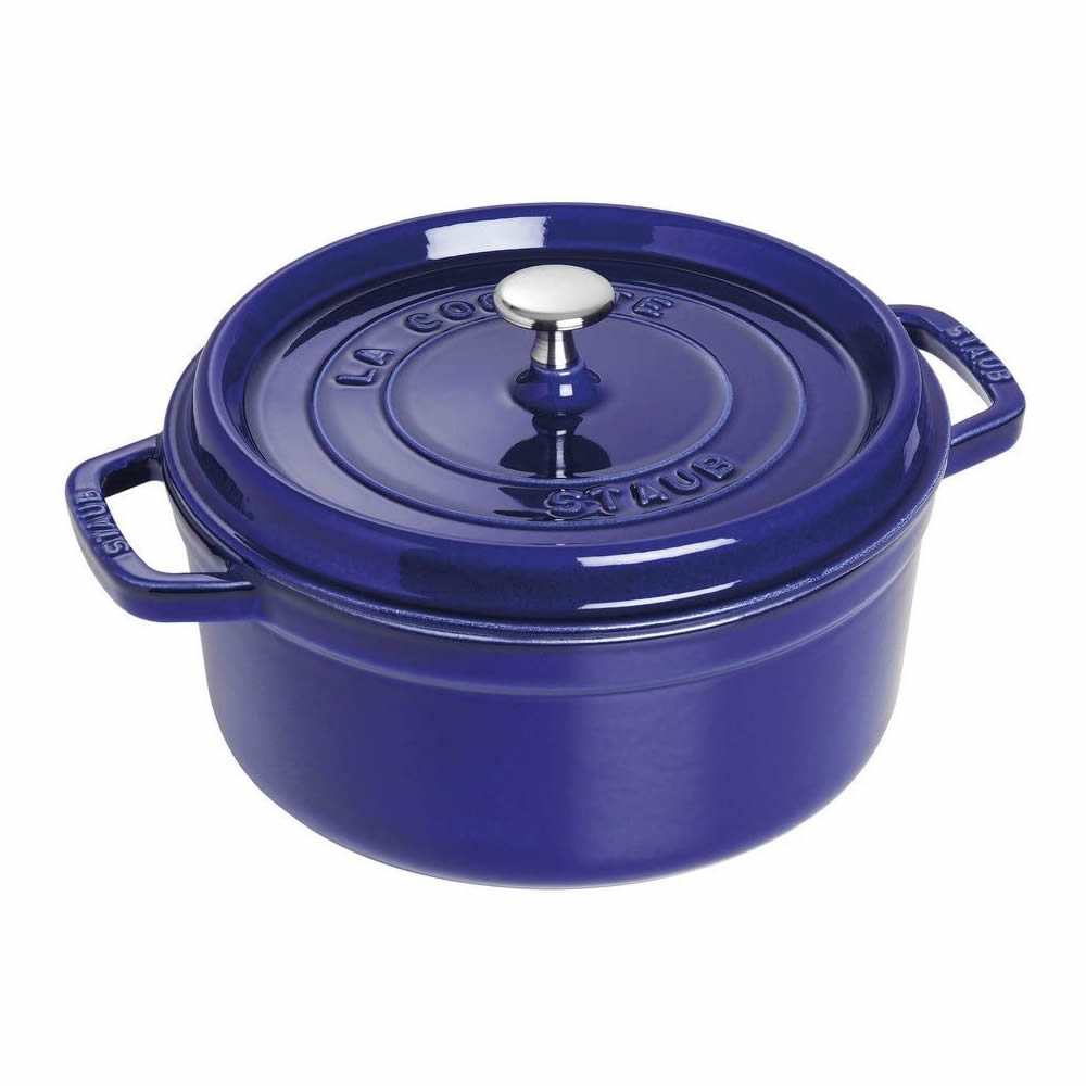 Staub Cast Iron Round Cocotte 24cm / 4qt, COLORES VARIADOS