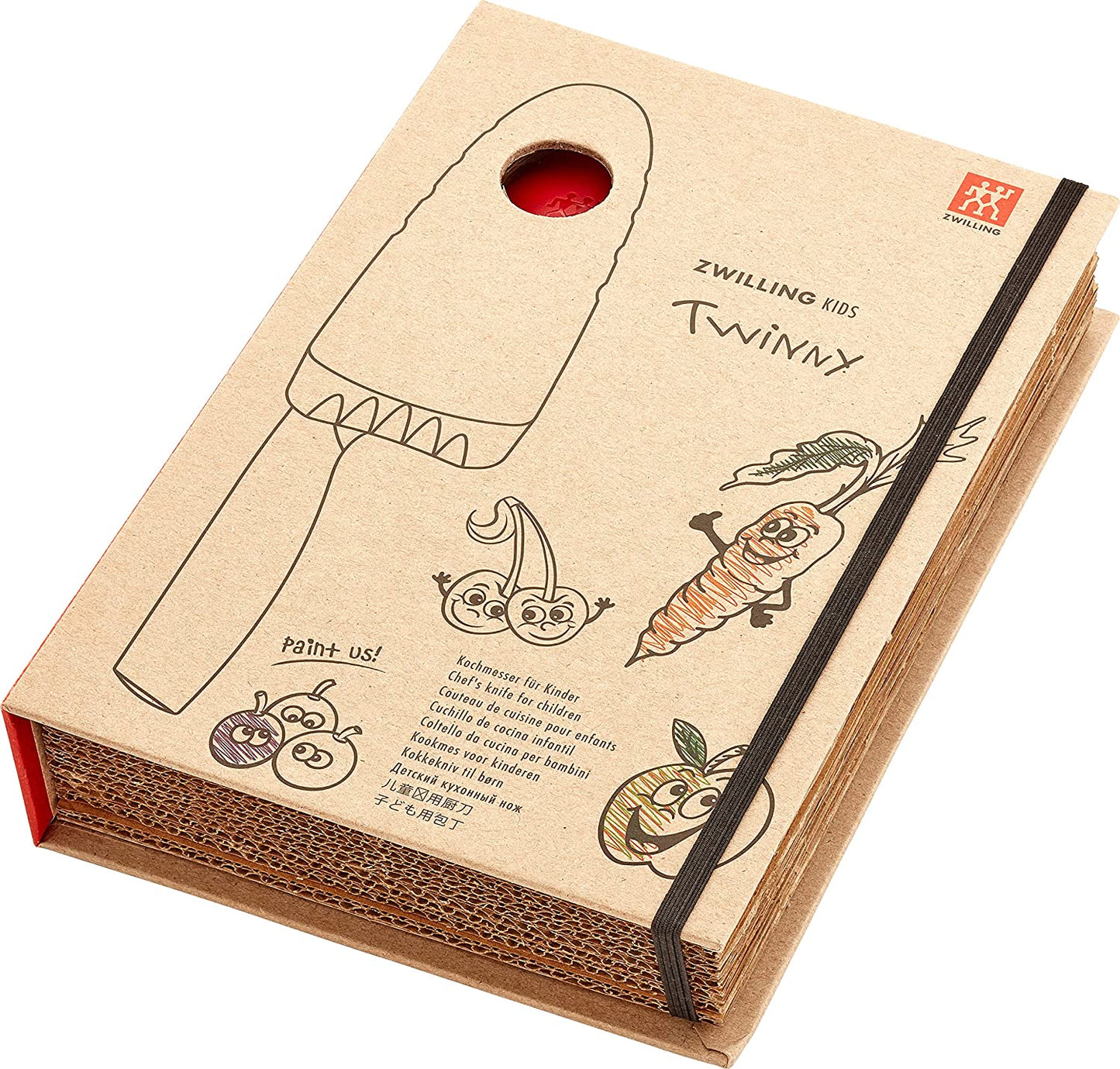 Zwilling Twinny 4" Kid's Chef's Knife Red 36550-101-0