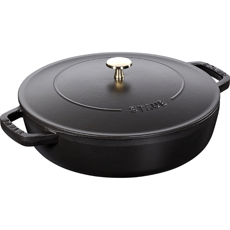 Staub Saute pan Chistera lid round 28cm, COLORES VARIADOS