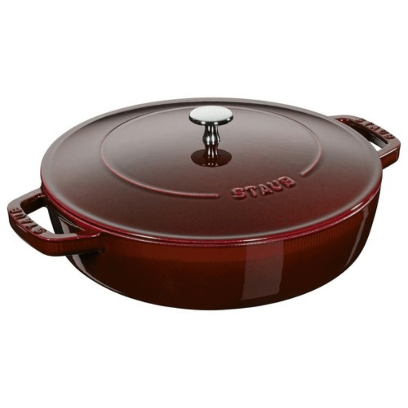 Staub Saute pan Chistera lid round 28cm, COLORES VARIADOS