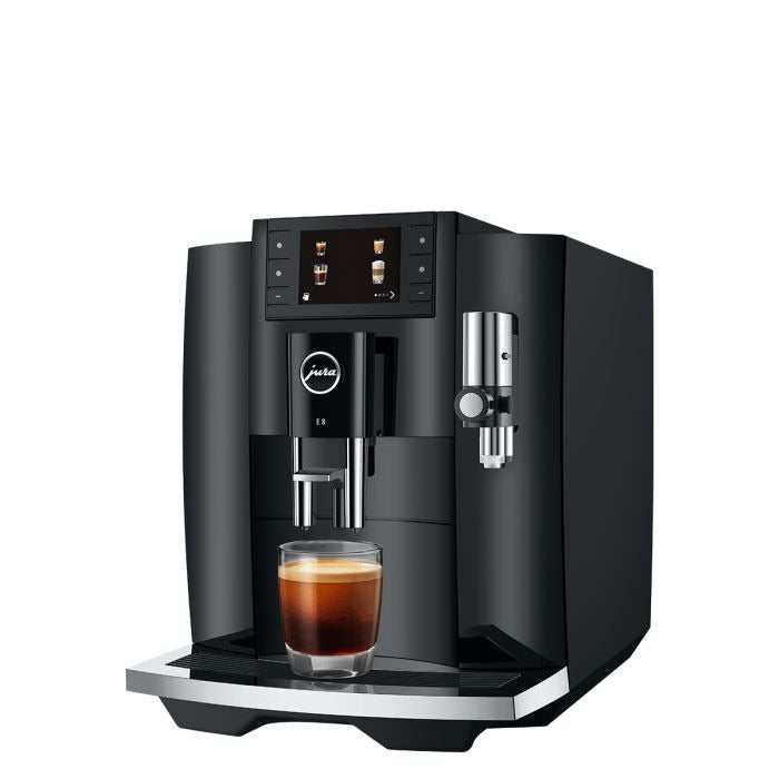 JURA – E6 Superautomática Espresso, Compacta 29 cm, Platino image 1