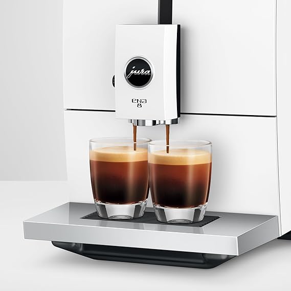 Jura Coffee Machine ENA 8 - Full Nordic White  (NAC) - 120V/60Hz, 15495