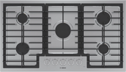 Bosch 500 Series Gas Cooktop with Dual Stacked Burner 36