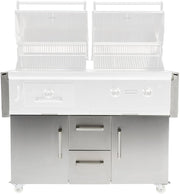 Coyote C1HY50CT - Carrito de parrilla de 50" para parrillas híbridas, C1HY50CT