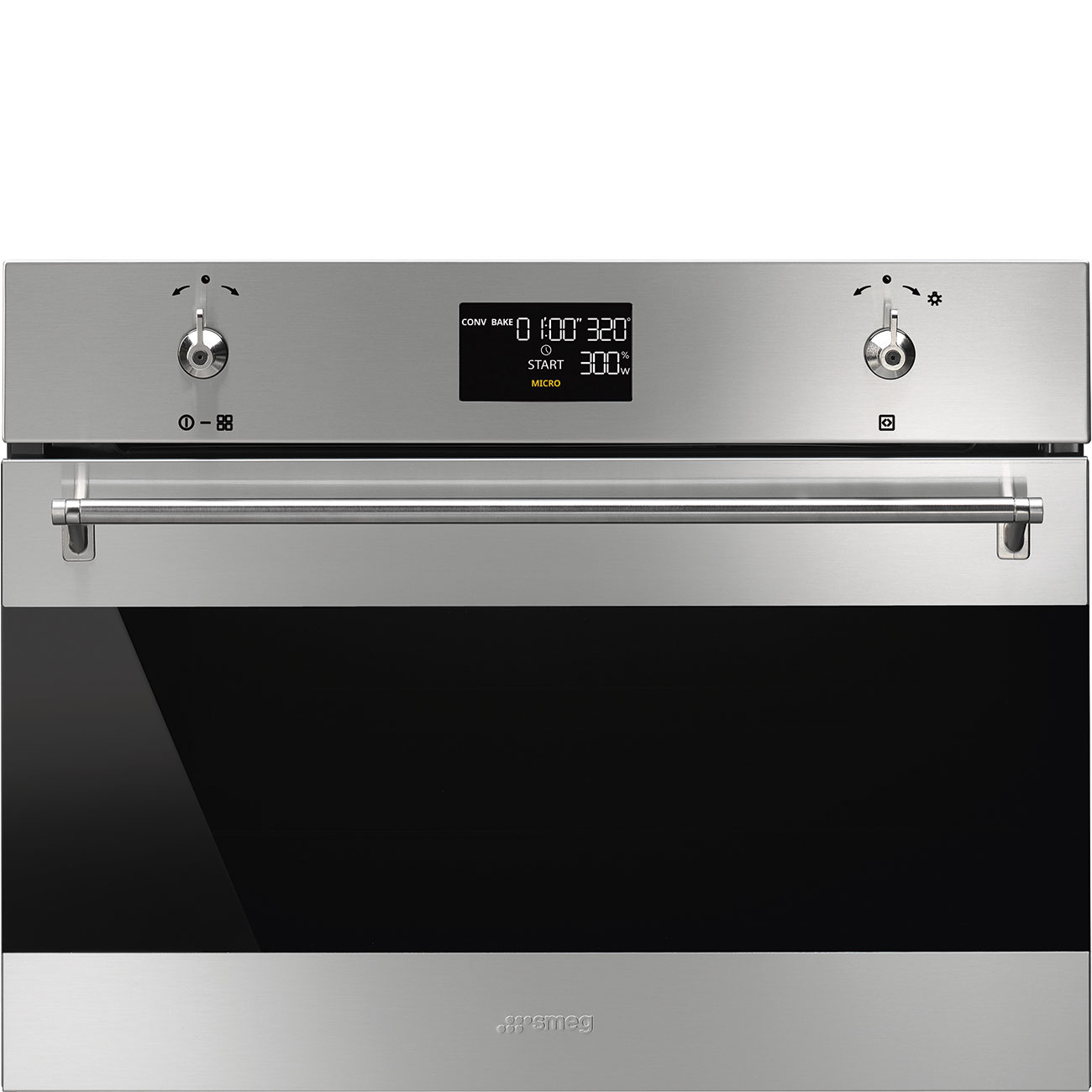 SMEG – Horno Combi Microondas 60cm Classic – Compacto 45cm, Vapor Clean image 0