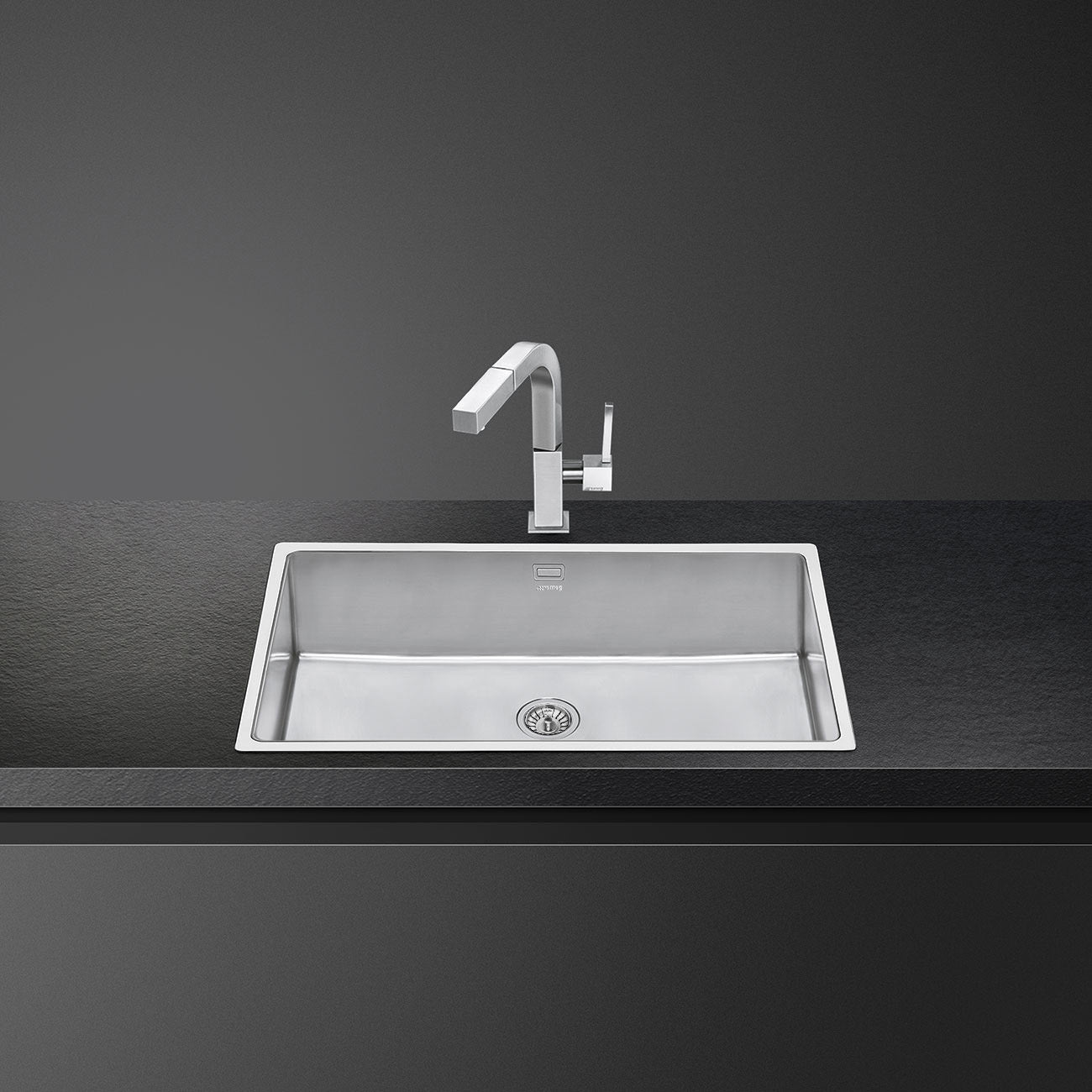 SMEG - Fregadero Bajo Cubierta de 71 cm Mira - Acero Inoxidable image 2