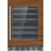 Thermador 24" Undercounter  Glass Door Wine Reserve, Custom Panel, Right Hinge, 115V/60Hz