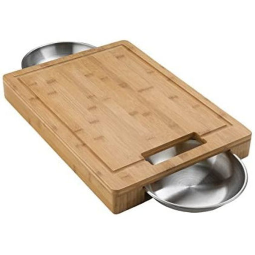 Napoleon Pro Cutting Board with Stainless steel bowls 70012