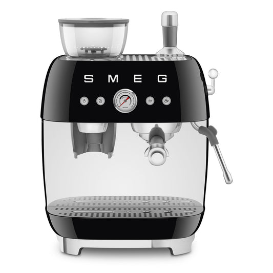 Smeg Máquina de café espresso manual con molinillo integrado, COLORES VARIADOS