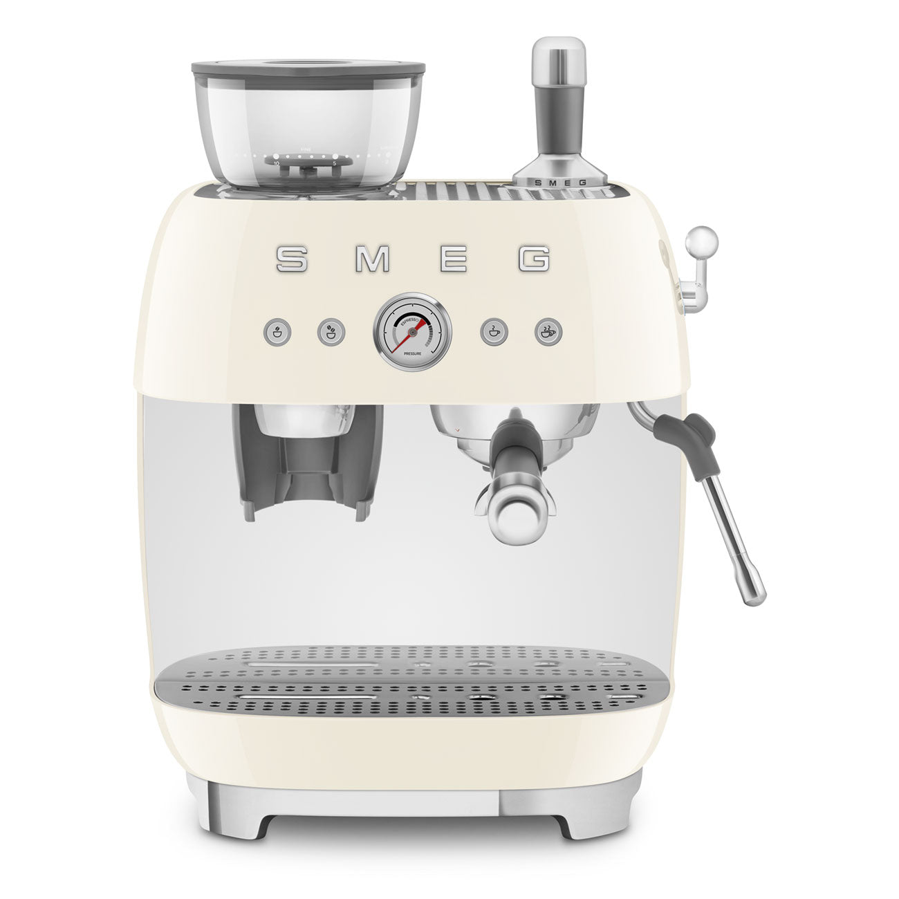 Máquina de café espresso manual con molinillo integrado Smeg, COLORES VARIADOS