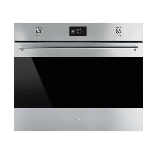 Smeg Horno Eléctrico, 27″/70cm, Serie Clásica, Acero Inoxidable, SF7390X