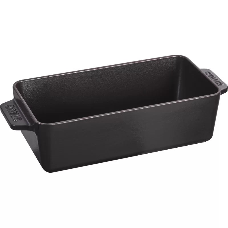 Staub Molde para Pan de Hierro Fundido, Negro, 29 cm, 1003256