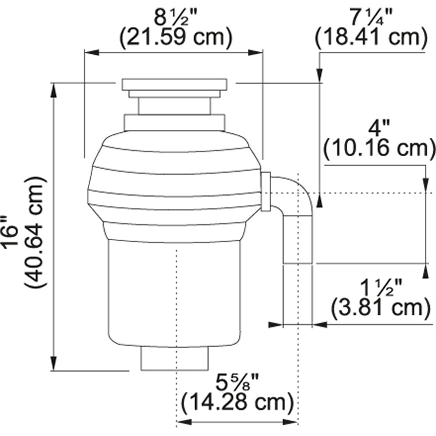 KINDRED - Triturador de desperdicios Little butler, 3/4HP image 1