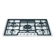 SMEG - Plantilla Semi Profesional con Cinco Quemadores de Gas, Inox - 70 cm image 0