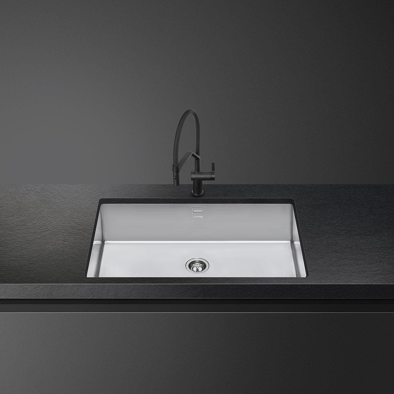 SMEG - Fregadero Bajo Cubierta de 71 cm Mira - Acero Inoxidable image 1