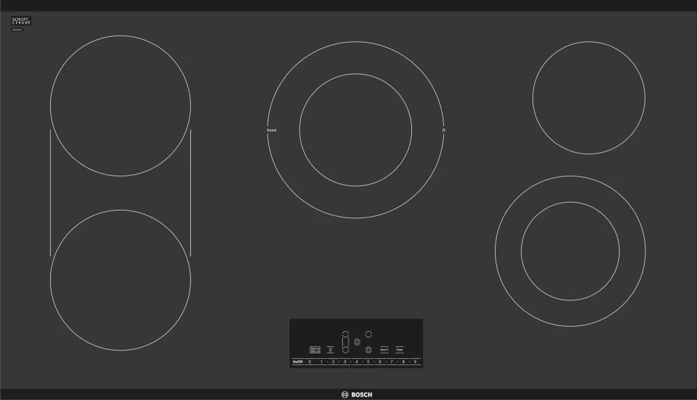 Bosch Cooktop Eléctrico de 36 Pulgadas con 5 Elementos, NET8669UC