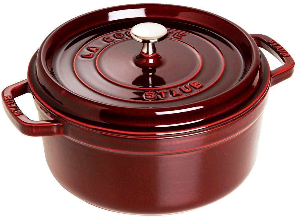 Staub Cast Iron Round Cocotte 22 cm/ 2.75 qt, COLORES VARIADOS