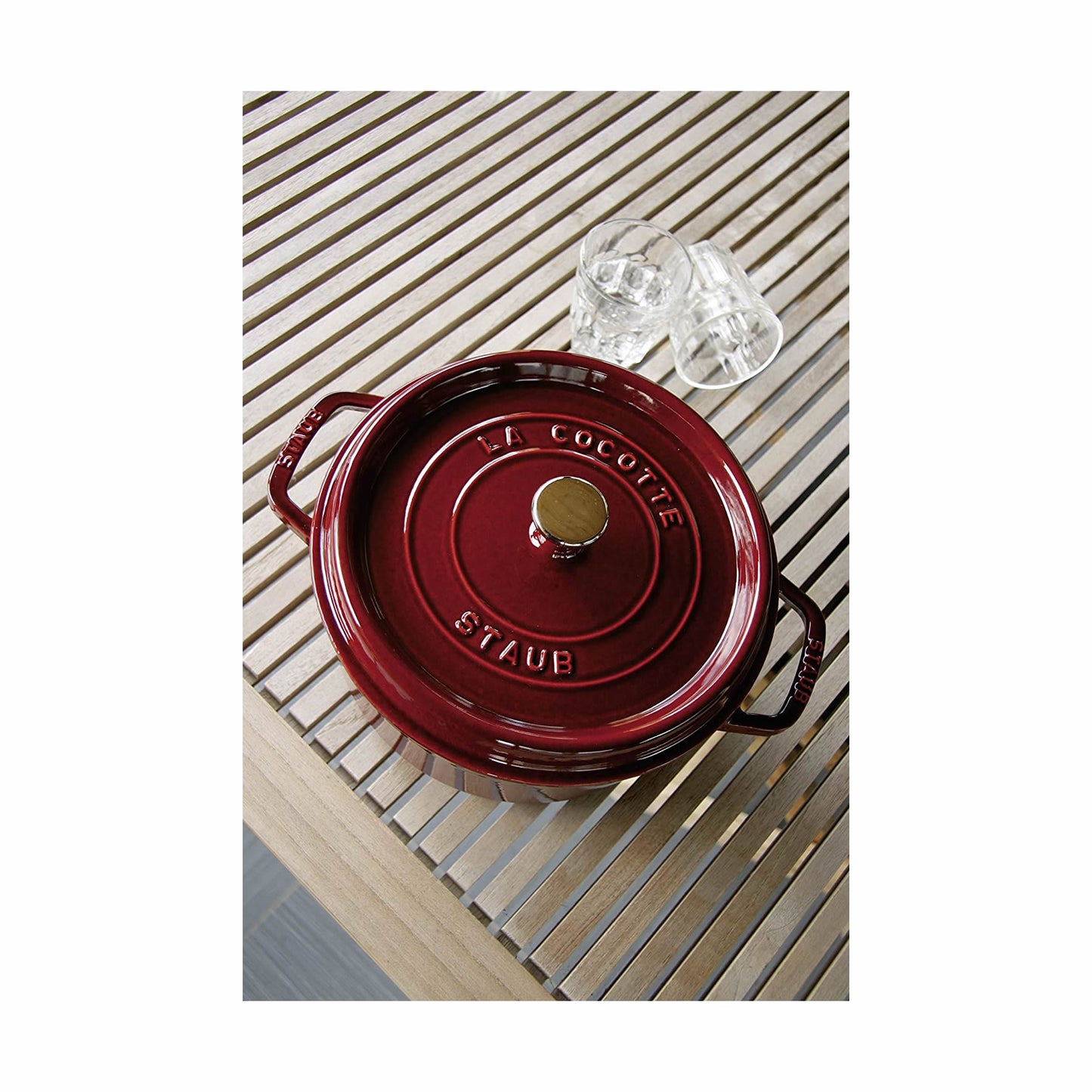 Staub Cast Iron Round Cocotte 22 cm/ 2.75 qt, COLORES VARIADOS