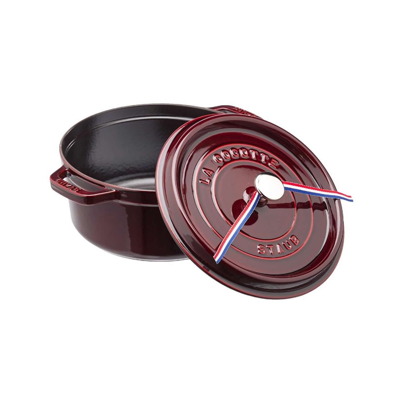 Staub Cast Iron Round Cocotte 24cm / 4qt, COLORES VARIADOS