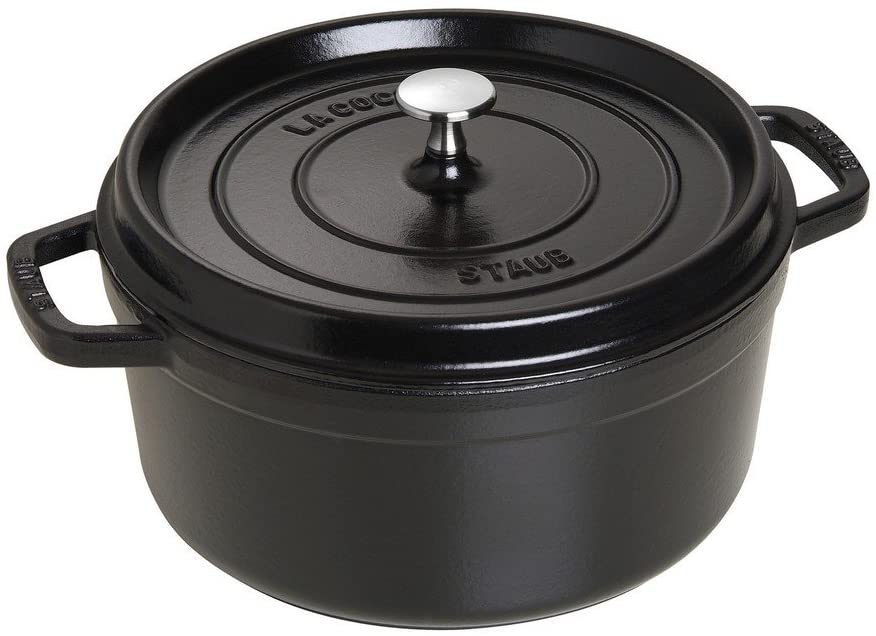 Staub Cast Iron Round Cocotte 26cm / 5.55qt, COLORES VARIADOS