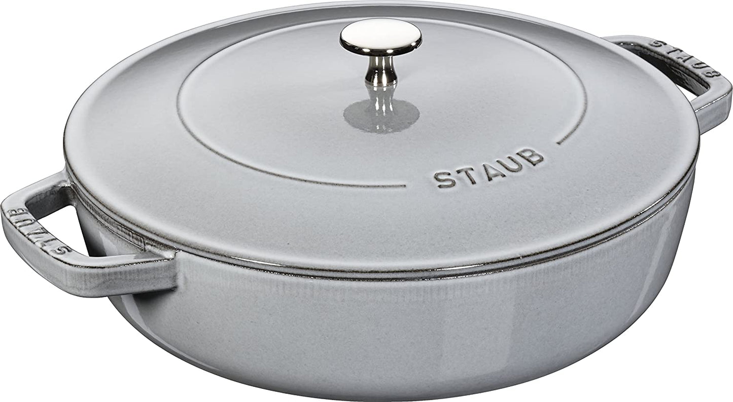 Staub Saute pan Chistera lid round 28cm, COLORES VARIADOS