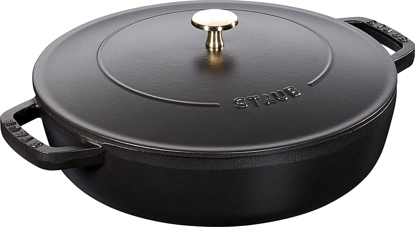 Staub Saute pan Chistera lid round 28cm, COLORES VARIADOS