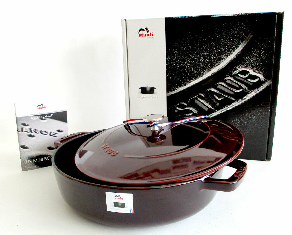 Staub Saute pan Chistera lid round 28cm, COLORES VARIADOS