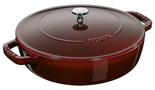 Staub Saute pan Chistera lid round 28cm, COLORES VARIADOS