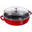 Staub Multifunctional Roaster with curved Glass Lid, round, 26 cm, Cherry 12722606