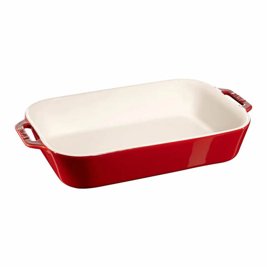 Staub Ceramic Rectangular Gratin Dish, COLORES VARIADOS