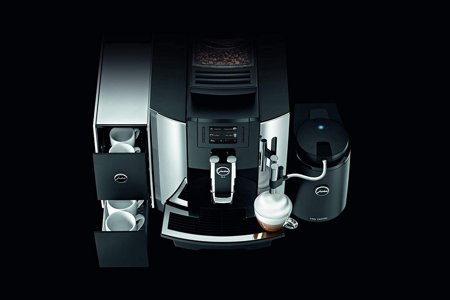 JURA Coffee Machine WE8 chrome NA 120V/60Hz, 15145