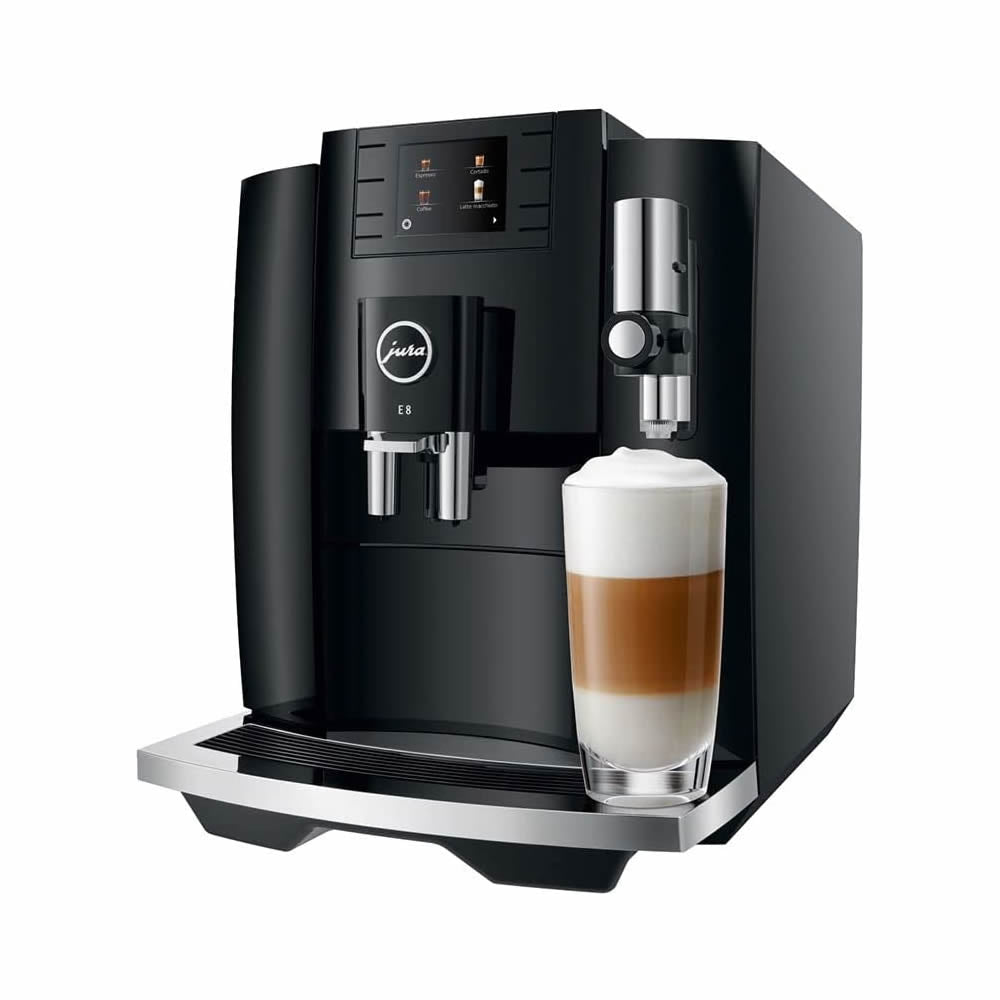 Jura Coffee Machine E8 - 120V/60Hz - Piano Black, 15400