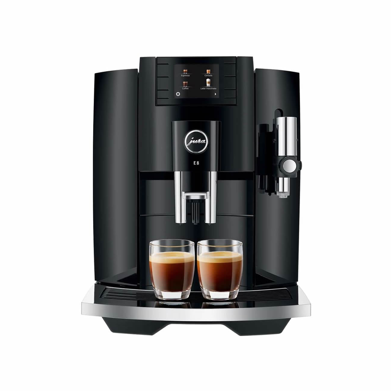 Jura Coffee Machine E8 - 120V/60Hz - Piano Black, 15400