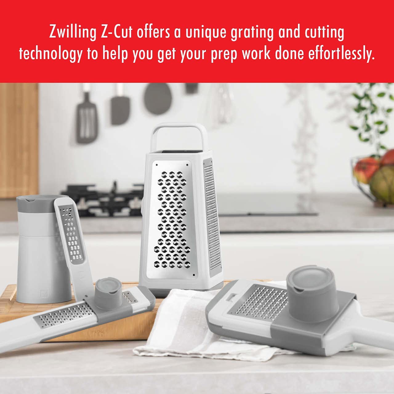 Zwilling  Z-Cut Multi grater/mandoline, grey  36610-004-0