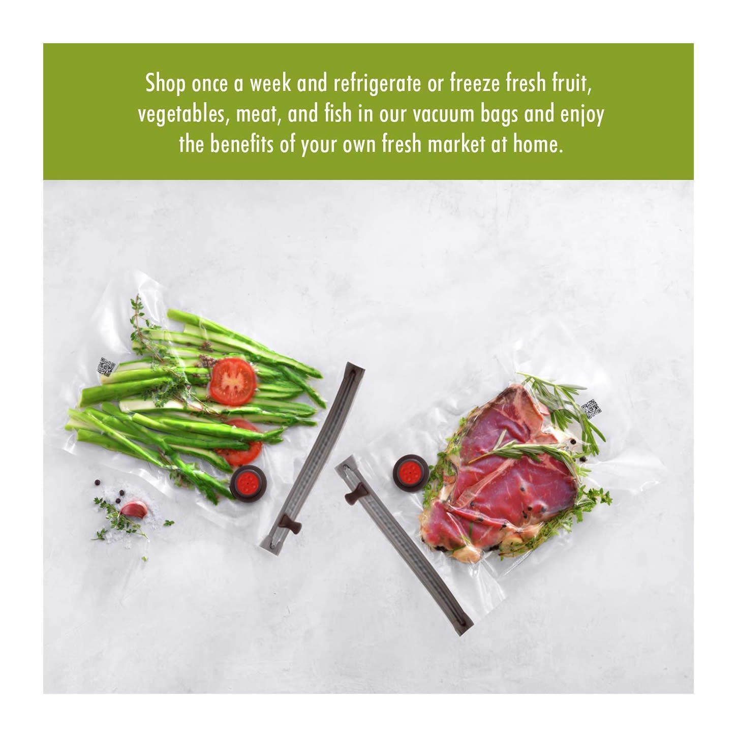 Zwilling Fresh & Save Vacuum bags set 10-pcs TAMAÑOS VARIADOS