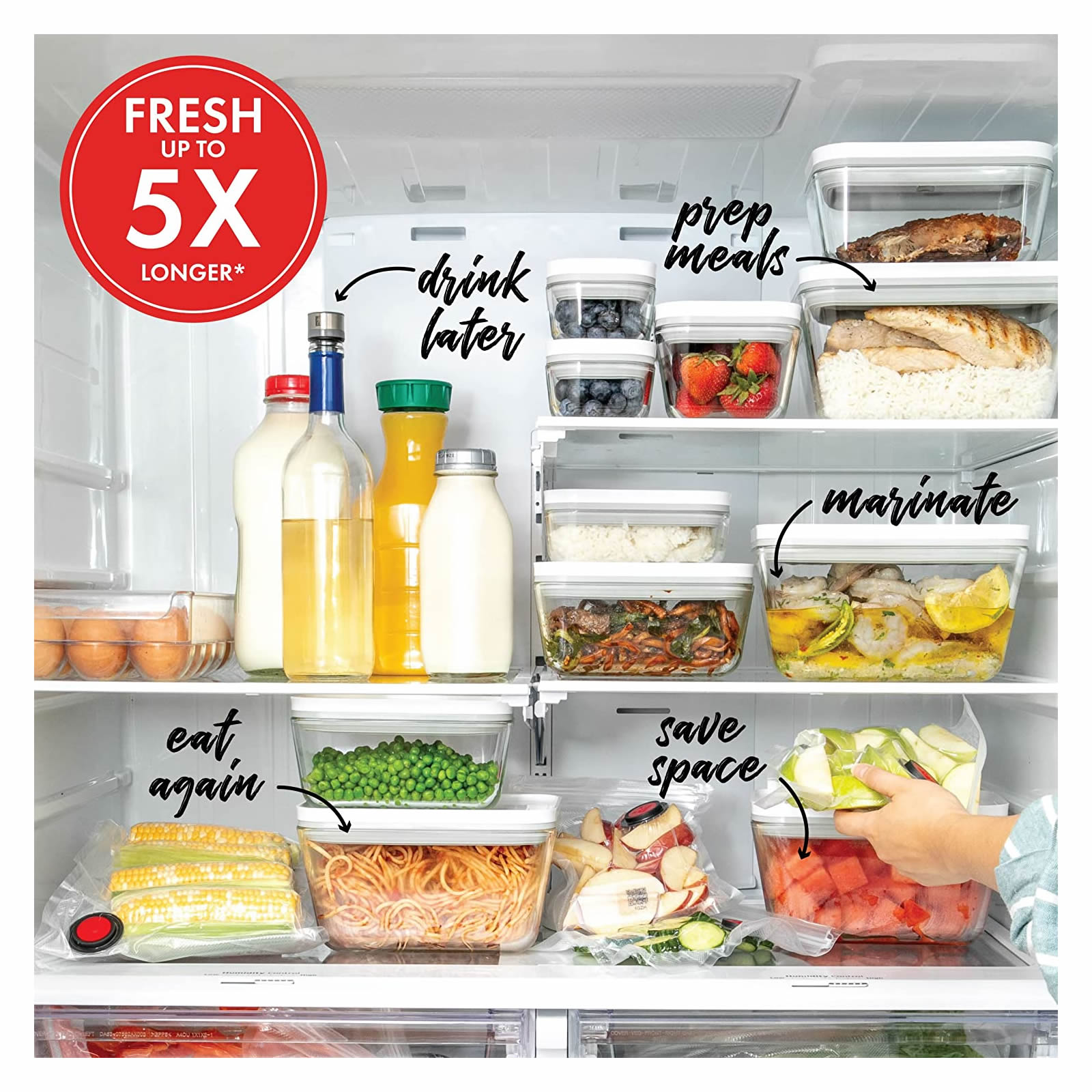 Zwilling Fresh & Save Vacuum bags set 10-pcs TAMAÑOS VARIADOS