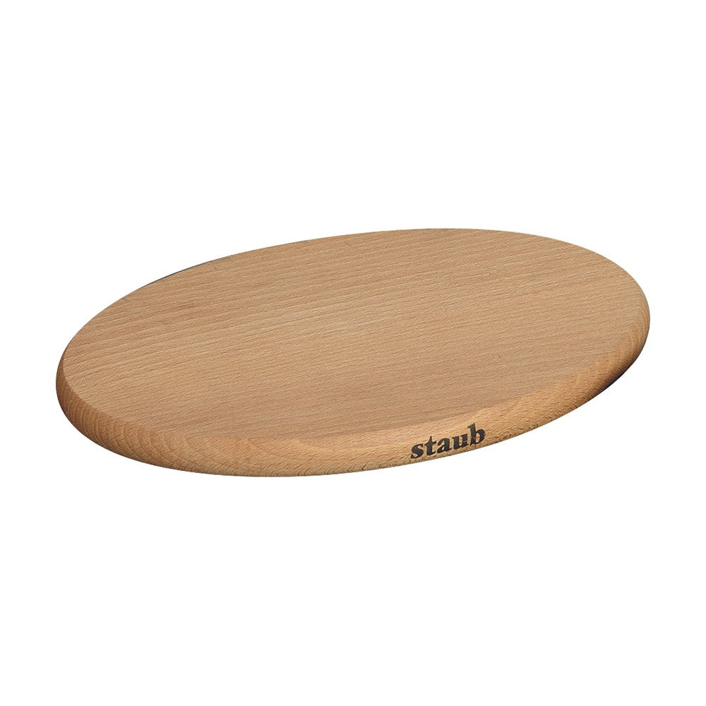 Staub 11.5" Oval Magnetic Wooden Trivet - 40509-375-0