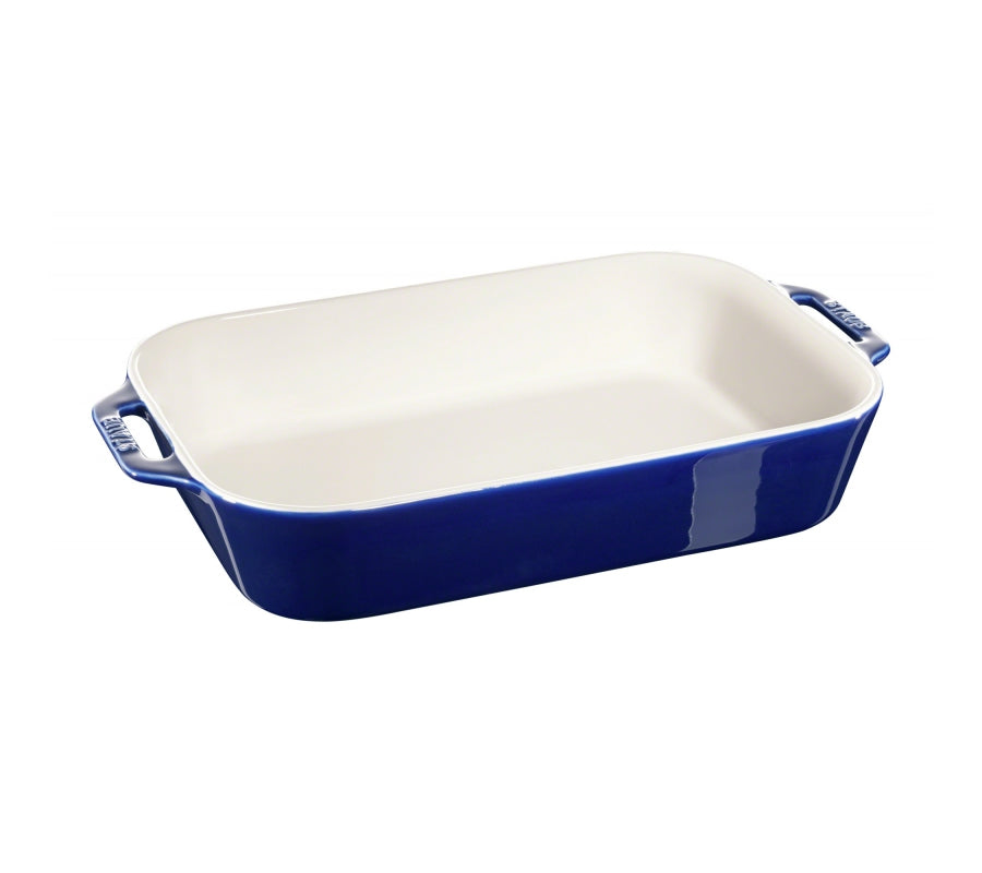 Staub Ceramic Rectangular Gratin Dish, COLORES VARIADOS