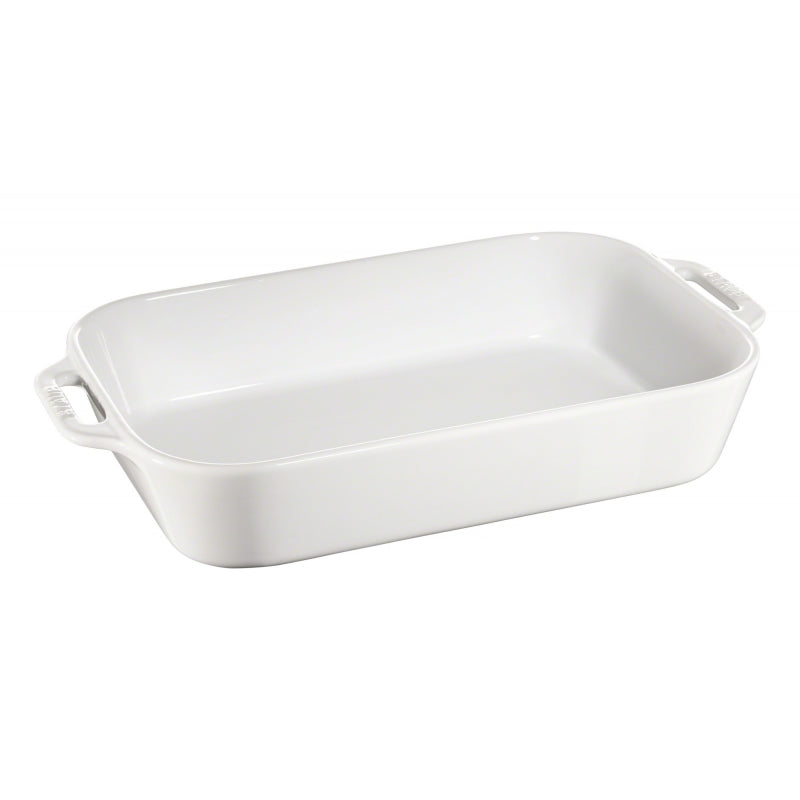 Staub Ceramic Rectangular Gratin Dish, COLORES VARIADOS