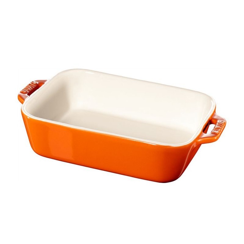 Staub Ceramic Rectangular Gratin Dish, COLORES VARIADOS