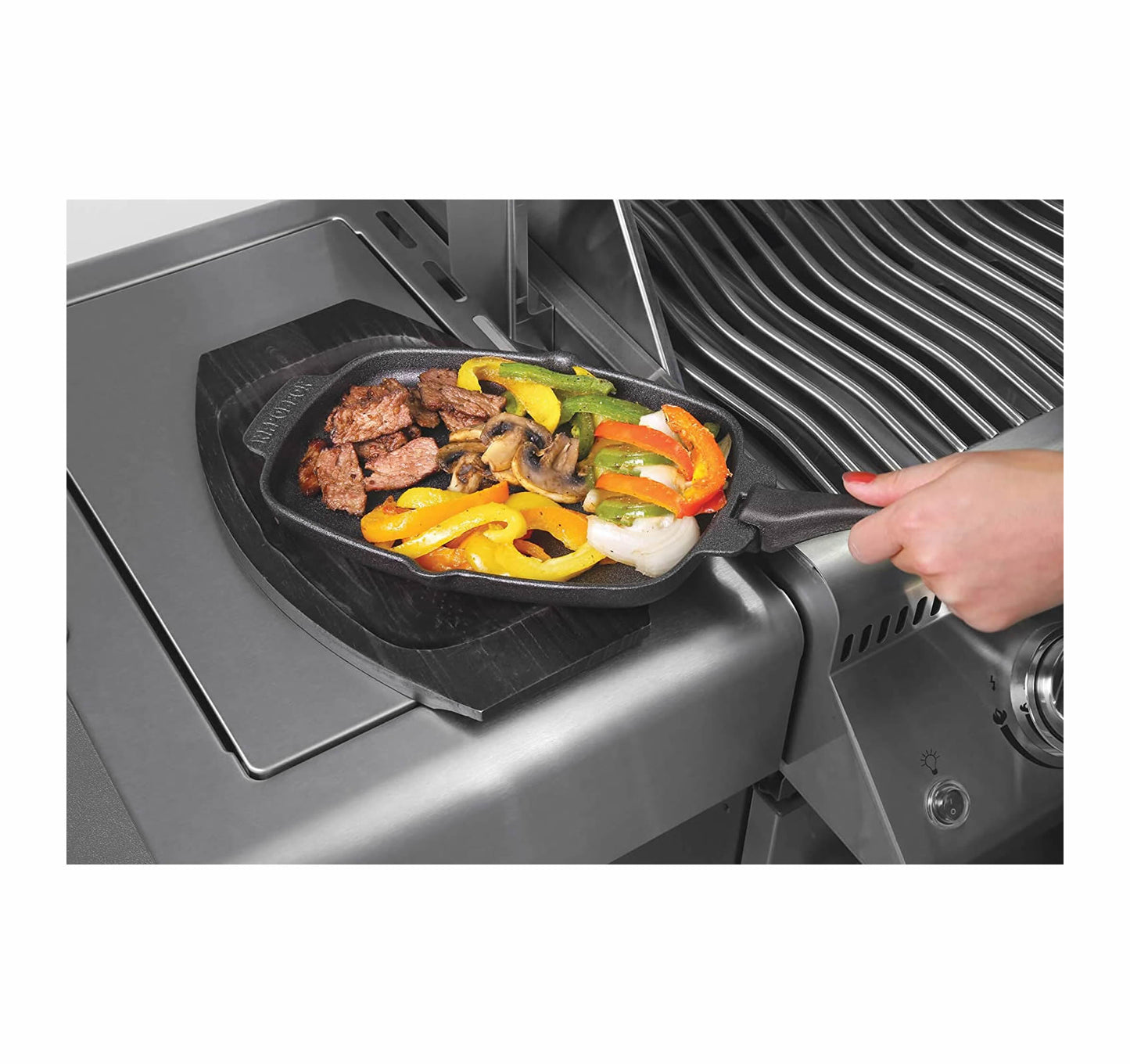 Napoleon Cast Iron Sizzle Platter Rectangular 56008