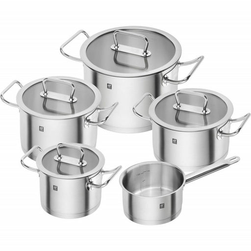 Zwilling Pro 9 Piece Cookware Set, 5 Piece | Round | 18/10 Stainless Steel 65120-005-0