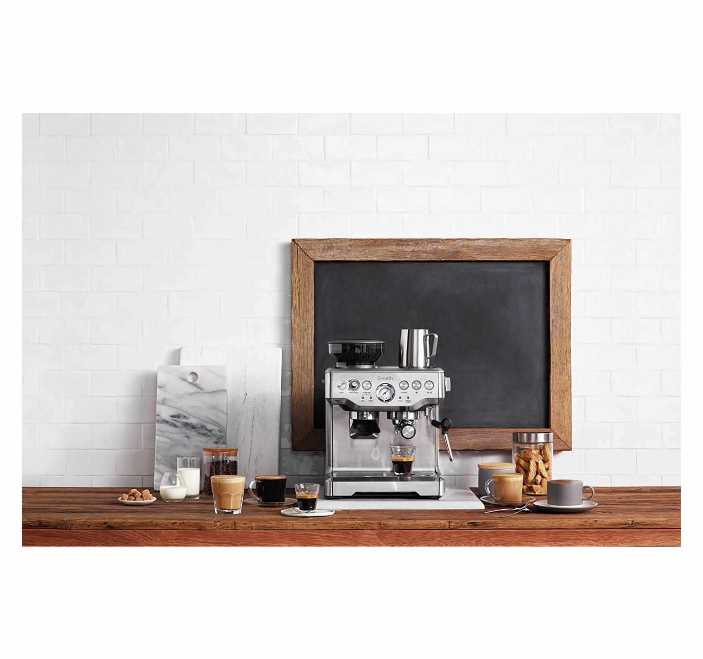 Breville The Barista Express Coffee Machine - Iron BES870XL