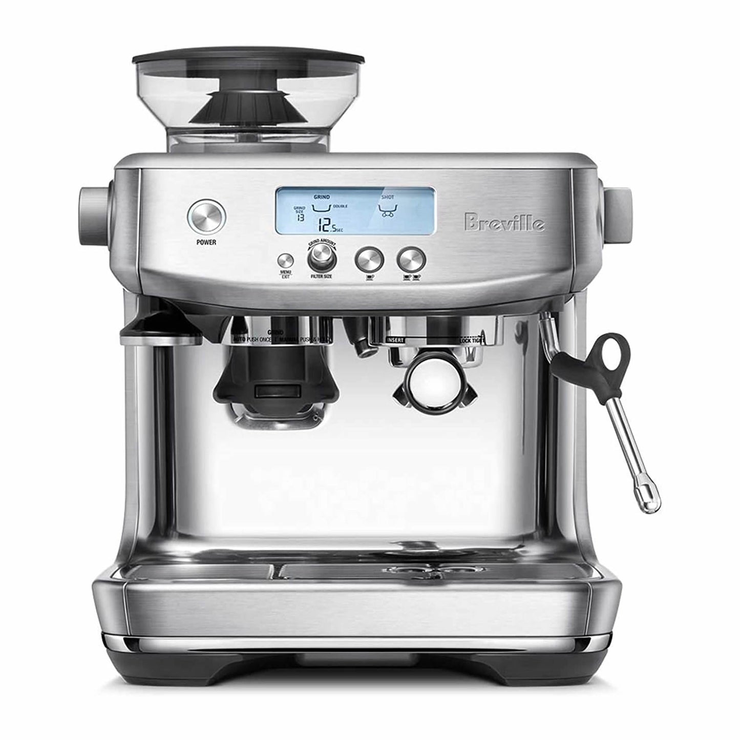 Breville Barista Pro - Máquina de café expreso, acero inoxidable cepillado BES878BSS1BUS1