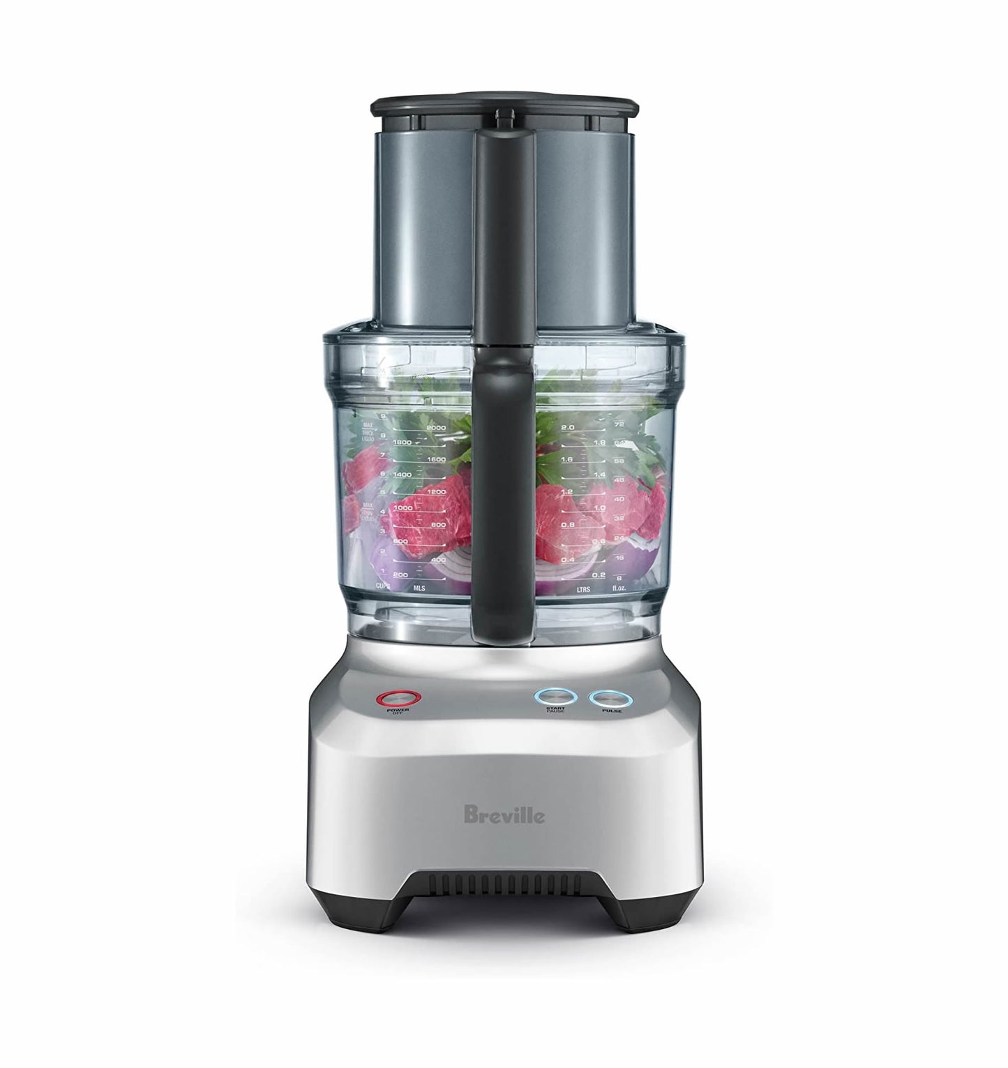 Breville Food Grinder 12T - Sous Chef - Procesador de alimentos (12 tazas) BFP660SIL